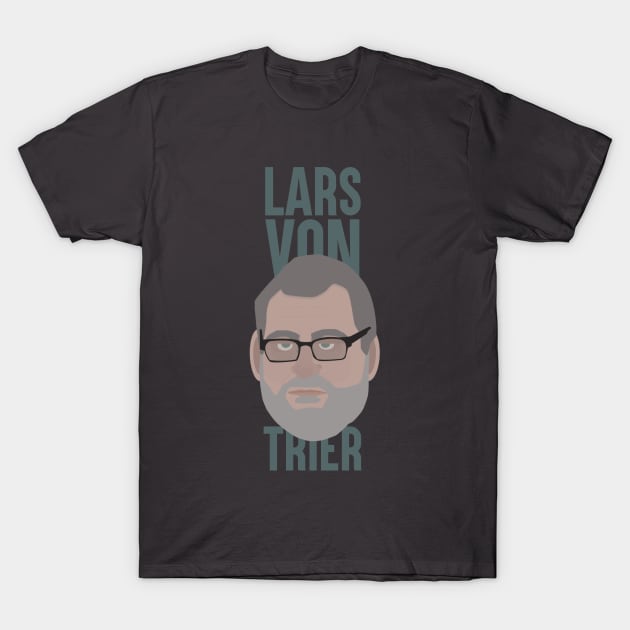 Lars Von Trier Head T-Shirt by JorisLAQ